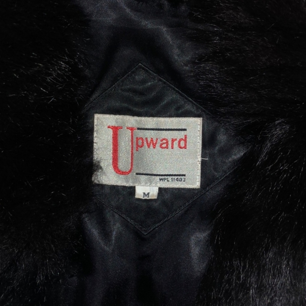 Black 100% Rabbit fur jacket - Picture 3 of 3